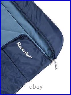 Double king sleeping bag, 30 degrees, 86 x 66, adult, blue