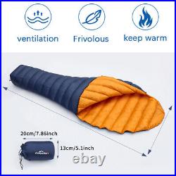 Down Bag Ultralight Camping Bag for Adults 90% Duck Down O6S1