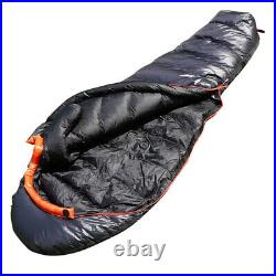 Down Sleeping Bag Mummy Ultralight Outdoor Camping Hiking Thermal Single Winter