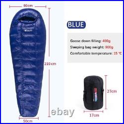 Down Sleeping Bag Outdoor Camping Ultralight Keep Warm Double Sleeping Bag