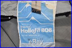 DuPont Heavy Duty Sleeping Bag HOLLOFIL 808 Fill Warm Dacron Black Sheep