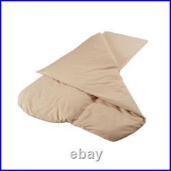 Duvalay Single Compact Sleeping Bag Cappuccino 4.5 Tog 66x190cm Motorhome Camper