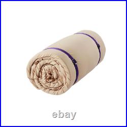 Duvalay Single Compact Sleeping Bag Cappuccino 4.5 Tog 66x190cm Motorhome Camper