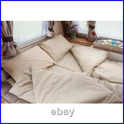 Duvalay Single Compact Sleeping Bag Cappuccino 4.5 Tog 66x190cm Motorhome Camper