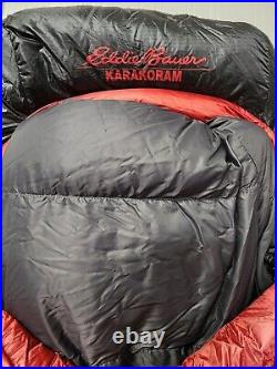 EDDIE BAUER Kara Koram 20 F Down 850 Fill Sleeping Bag Regular Red NEW with Tags