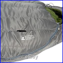 EMS Mountain Light 20 Sleeping Bag, Regular Pewter/Chive Black LEFT ZIP
