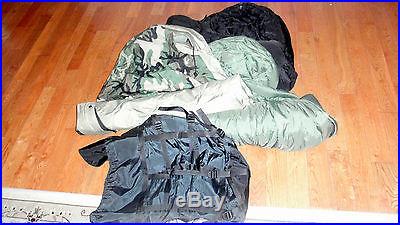 EXCELLENT CONDITION 4pc Military Sleep System MSS 4 SEASON SLEEPING BAG