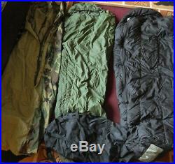 EXCELLENT! US Military 4 piece Modular Sleeping Bag, Sleep System (MSS)