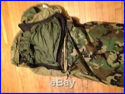 EXC COND Modular Sleeping Bag System MSS 4pc Mummy GORETEX Bivy Sack Military