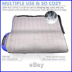 Emarth Extreme Cold-Weather Winter Sleeping Bag (-22F41F) with Ultra Compact