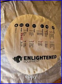 Enlightened Equipment 10 degree custom convert quilt