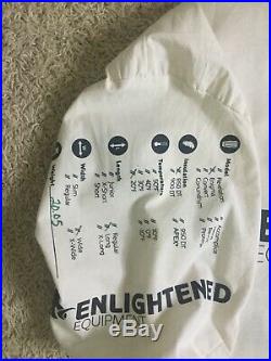 Enlightened Equipment Engima 20 850 down backpacking quilt ultralight NWT