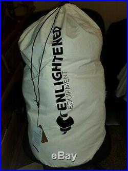 Enlightened Equipment Revolution Apex 20f Reg Wide sleeping bag 10d black
