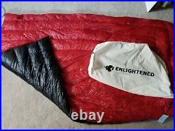Enlightened Equipment lightweight backpacking quilt