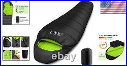 Ergonomic Waterproof Mummy Sleeping Bag Ideal for Backpacking Adventures