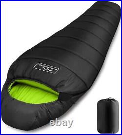 Ergonomic Waterproof Mummy Sleeping Bag Ideal for Backpacking Adventures