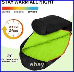 Ergonomic Waterproof Mummy Sleeping Bag Ideal for Backpacking Adventures