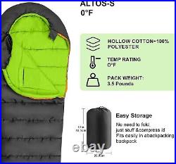 Ergonomic Waterproof Mummy Sleeping Bag Ideal for Backpacking Adventures