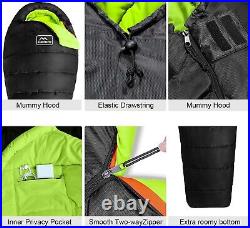 Ergonomic Waterproof Mummy Sleeping Bag Ideal for Backpacking Adventures