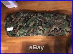 Extreme Cold Weather Military Army SUBZERO Sleeping Bag + Bivy Cover Waterproof