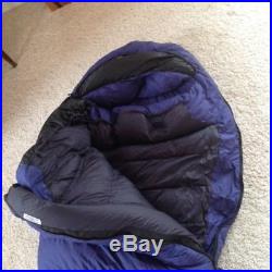 Feathered Friends -30 Sleeping Bag Blue, Size Regular, Left Zip