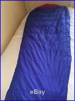 Feathered Friends 700 GooseDown Regular Sleeping Bag Blue (Excellent Condition)
