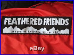 Feathered Friends KESTREL Red/Black 30-F -1.1-C Sleeping Bag