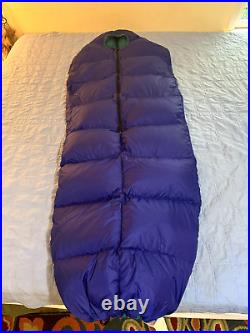 Feathered Friends Rock Wren Goose Down Sleeping Bag Micro Fiber Regular AWESOME