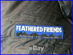Feathered Friends Snow Goose EX -40 Long Sleeping Bag Black