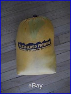 Feathered Friends Vireo UL ultralight down sleeping bag 62