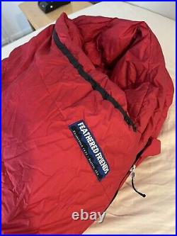 Feathered Friends Widgeon EX -10 Sleeping Bag Red Goose Down Mummy Style