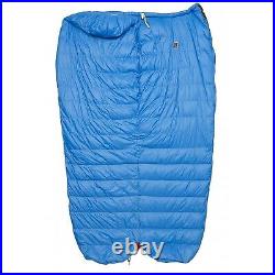 Fjallraven Move With Sleeping Bag 45 F (6 C) Goose Down Mummy Bag Blue Regular