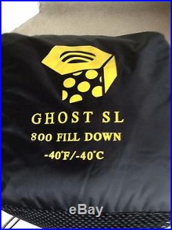 GHOST -40° F/-40°C Down Sleeping Bag Mountain Hardwear NWT
