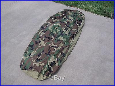 GOOD USED 4-Piece Modular Sleep System MSS Military Sleeping Bag ECWS -30 USGI