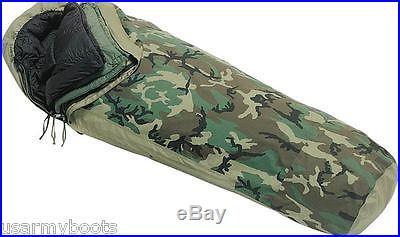 GORETEX 4 PC. MODULAR MILITARY SLEEPING BAG SYSTEM, INTERMEDIATE, PATROL, BIVY, USA