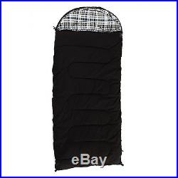 GRIZZLY 1-Person -50 Degree BLACK CANVAS SLEEPING BAG by BLACK PINE SPORTS New