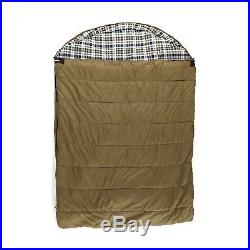 GRIZZLY 2-Person Sleeping Bag 0 Degree RIPSTOP, OLIVE, 40012 by Blackpine Sports