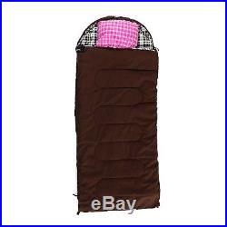 GRIZZLY 90 x 40 1-Person 0 Degree BROWN CANVAS Sleeping Bag by BLACK PINE New