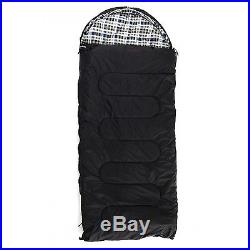 GRIZZLY 90 x 40 1-Person -50 Degree BLACK RIPSTOP SLEEPING BAG by BLACK PINE