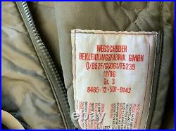 German Army Sleeping Bag WEGSCHEIDER BELKEIDUNGSFABRIK NSN 8465-12-301-9142