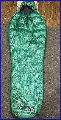 GoLite 700 Fill Goose Down Sleeping Bag F lite Series Large Regular Green
