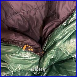 GoLite 700 Fill Goose Down Sleeping Bag F lite Series Large Regular Green