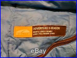 GoLite Adventure 3 Season 25 Deg Down Sleeping Bag Long ultralight
