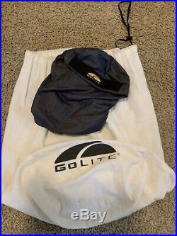 GoLite Ultralite 1 Season Backpacking Quilt 800 Fill Down Sleeping Bag Sz. LONG