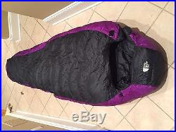 Goose Down Sleeping Bag / Men's Long Mummy Style/ North Face Inferno