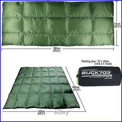 Goose down Sleeping bag 4Season Lightweight ultralight Camping Backpack Hiking