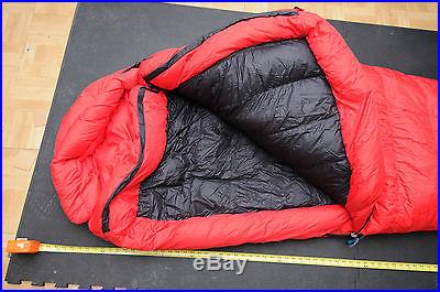 Gore Dryloft down Western Mountaineering expedition sleeping bag