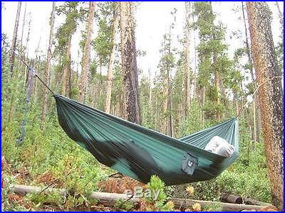 Grand Trunk ultralight travel hammock FORREST GREEN camping backpacking hiking