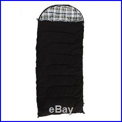 Grizzly 1-Person -50 Degree CANVAS Sleeping Bag, BLACK 40003 Great Product! New