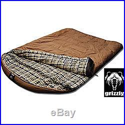 Grizzly 2-person +25-degree Canvas Sleeping Bag